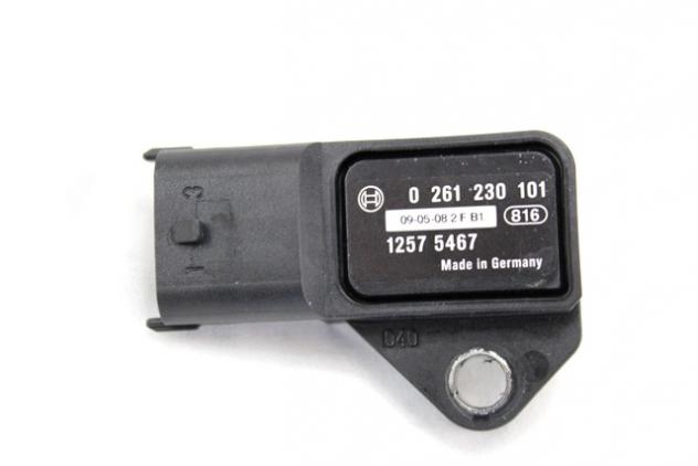 0261230101 SENSORE DI PRESSIONE ASPIRAZIONE OPEL CORSA D 1.2 B 59KW 5M 3P (2009) RICAMBIO USATO 12575467