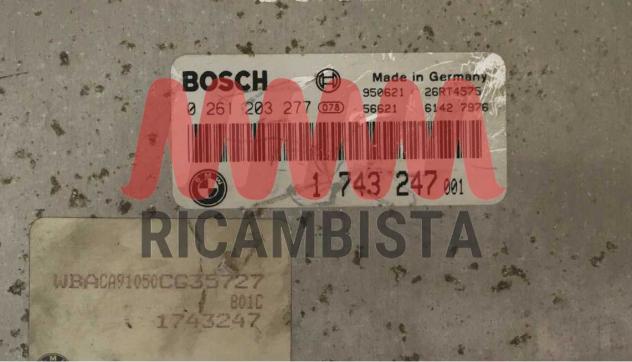 0261203277 BMW E36 316i centralina motore Bosch Motronic - Foto 2