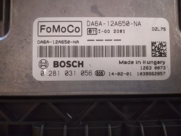ECU FORD 0281031056 DA6A12A650NA DA6A-12A650-NA Centralina motore / Ford DA6A