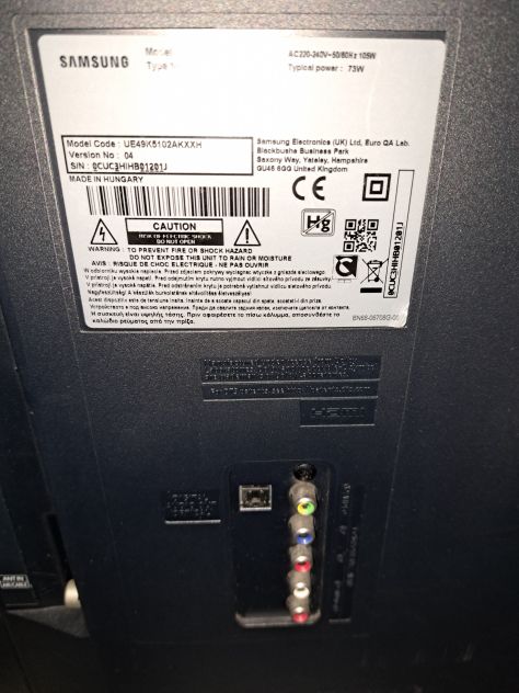 Samsung TV 49 Pollici Guasta per Ricambi - Foto 4