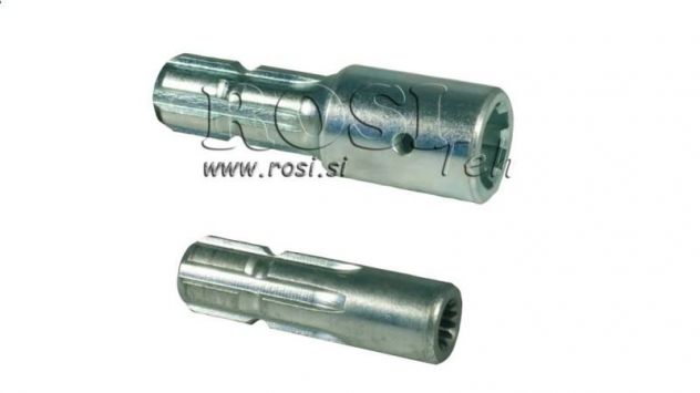 -ATTACCAMENTO CARDANICO 13/8 18x22x5 - 6 DENTI