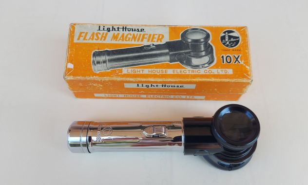 Lente flash d'ingrandimento 10X Light House Magnifier 108 Made in Japan scatola - Foto 7