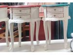 VENDO 3 COMODINI VINTAGE SHABBY e FINTO MARMO