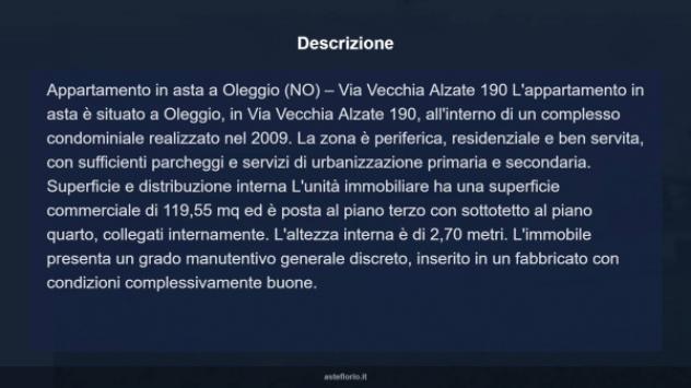 Immobile in asta di 119 m², box auto in vendita a Oleggio - Foto 8