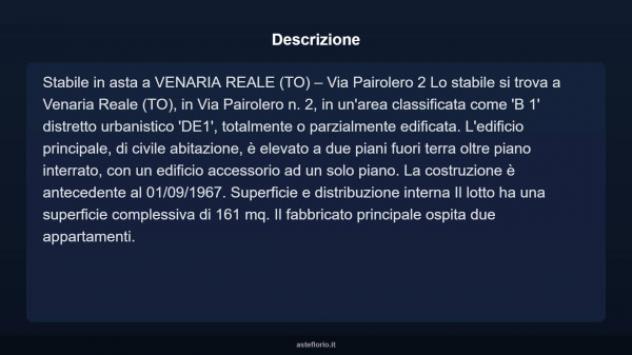 Immobile in asta di 161 m², posto auto in vendita a Venaria Reale - Foto 4