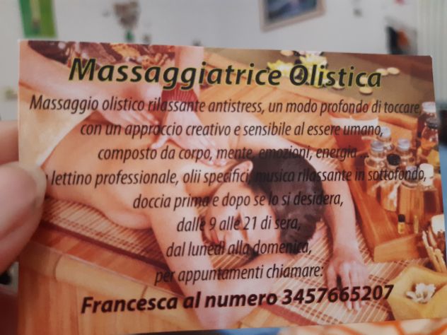Trattamenti olistici Tel:3457665207