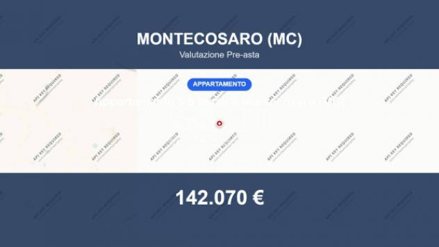 Immobile in asta di 194 m² con più di 5 locali e box auto in vendita a Montecosaro