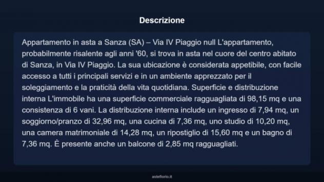 Immobile in asta di 98 m² in vendita a Sanza - Foto 5