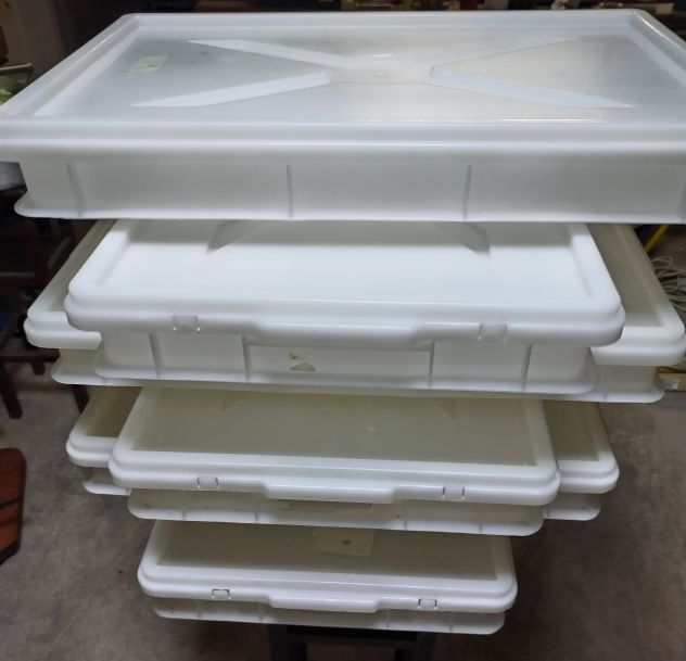 Cassetta Portaimpasto USATA 60x40x7H + COPERCHIO Contenitore x Pizza Pane Pasta - Foto 8