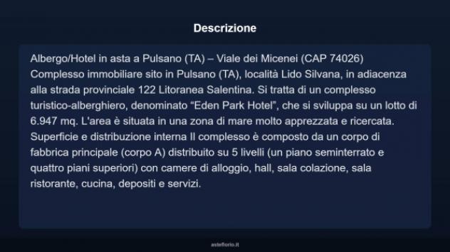 Immobile in asta di 6947 m² in vendita a Pulsano - Foto 3