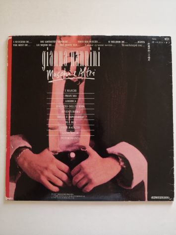 Disco Vinile Lp 33 giri di Gianna Nannini - "Maschi e altri", originale del 1987 - Foto 6