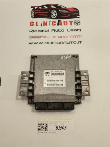 CENTRALINA MOTORE CITROEN C3 2° Serie IAW48P272 SW 9648568480 TU1A benzina 1124 (0510)