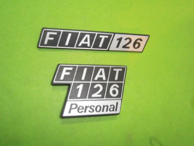 Fiat 126 personal 126 personal 4 126 650 Scritte targhette posteriori Fiat 126 - Foto 10