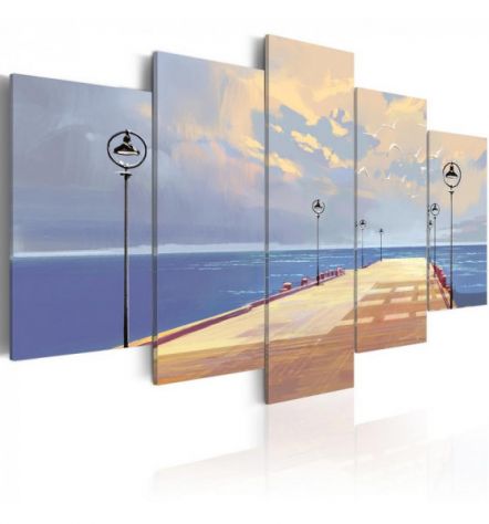 Quadro Sul Molo 100x50 E 200x100 ARREDALACASA