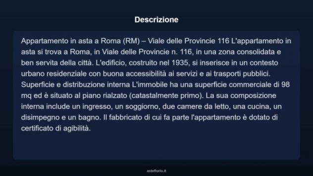 Immobile in asta di 98 m² in vendita a Roma - Foto 4
