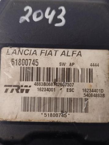 CENTRALINA ABS ALFA ROMEO 159 Berlina Serie (939_) 51800745 diesel 2387 (0511) - Foto 2