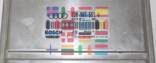 0261207141 8D0907551Q Audi RS4 centralina motore Bosch - Foto 2