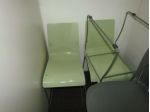 4 sedie metacrilato verde chiaro