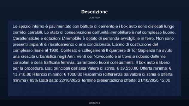 Immobile in asta di 37 m² in vendita a Roma - Foto 7
