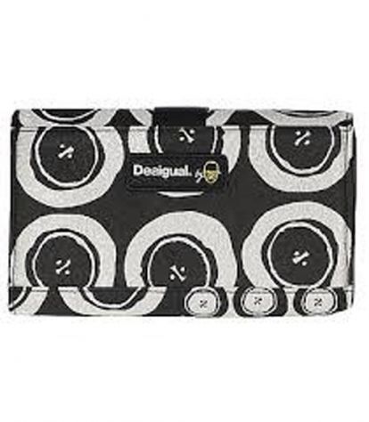 Portafoglio Desigual Mone Lengueta Black &amp; White - Foto 4