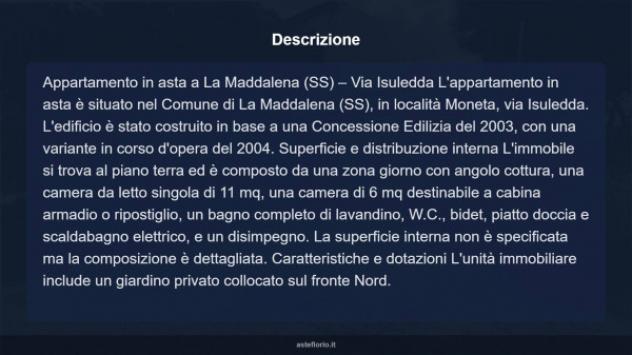 Immobile in asta di 40 m² in vendita a La Maddalena - Foto 13