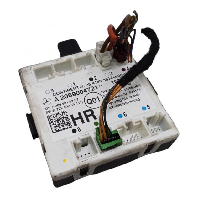 CENTRALINA PORTA POSTERIORE DX MERCEDES GLC Serie (W253) A2059004721 (15) - Foto 3