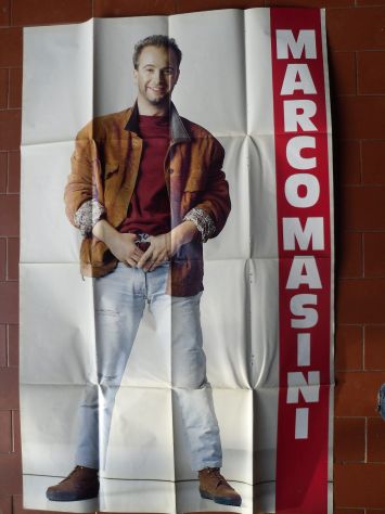 MANIFESTO POSTER RONN MOSS E MARCO MASINI - MISURE CM. 85X53 -