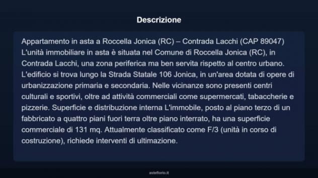 Immobile in asta di 131 m², box auto in vendita a Roccella Ionica - Foto 4