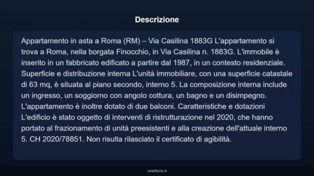 Immobile in asta di 63 m² in vendita a Roma - Foto 5