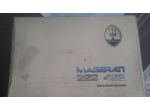 Usato Libretto uso e manutenzione maserati 222/422 MASERATI
