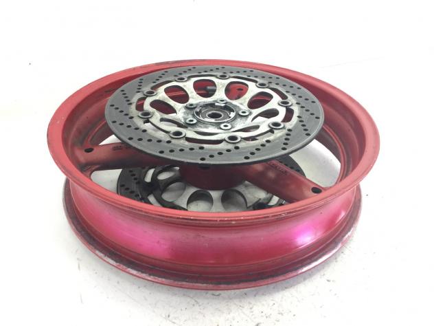 SUZUKI GSX-R N S 750 CERCHIO RUOTA ANTERIORE 17 X 3.50 - NO DISCHI 1992 1995 - Foto 5