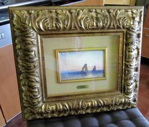 Quadro pittore Carlo Bossoli (1885-1884) - Foto 2