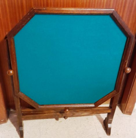 tavolino inglese da gioco revertable pieghevole 72x62x62 - Foto 2