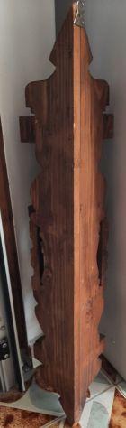 MENSOLA ANGOLARE VINTAGE IN LEGNO MASSELLO - Foto 2