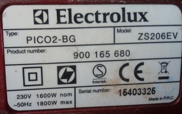 Aspirapolvere Electrolux Pico-BG per ricambi - Foto 2