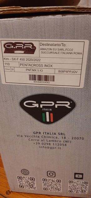 Impianto scarico g.p.s ktm - Foto 6