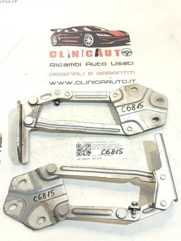 CERNIERE COFANO ANTERIORE DX E SX VOLKSWAGEN Touran 2° Serie 1T0823301B 1T0823302B BSE (0710)