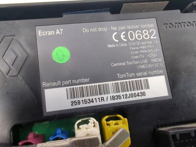259153411R DISPLAY SCHERMO RENAULT MEGANE 1.5 D 81KW 6M 5P (2013) RICAMBIO USATO - Foto 5