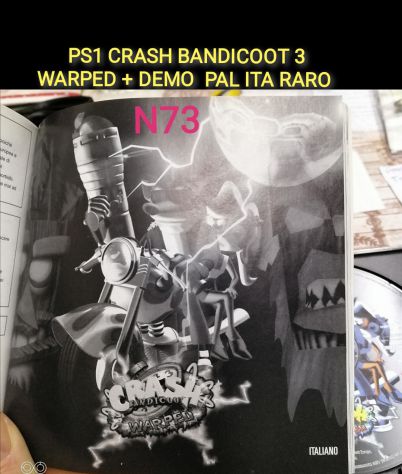 PS1 CRASH BANDICOOT 3 WARPED + DEMO  PAL ITA RARO - Foto 3