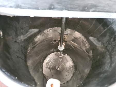 cisterna inox per detersivi con agitatore usata - Foto 3