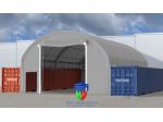 Tunnel su container 8 x 12 x 5,6 mt. uso cantieri Edili,  Navali
