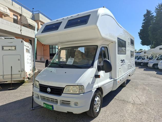 CAMPER LAIKA DUCATO MANSARDATO 7 POSTI DOPPIA DINETTE LETTI CASTELLO FOTOVOLTAICO CAMPEGGIO USATI GENERALI 1654 - Foto 2