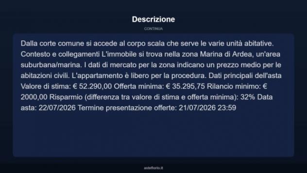 Immobile in asta di 68 m² in vendita a Ardea - Foto 12