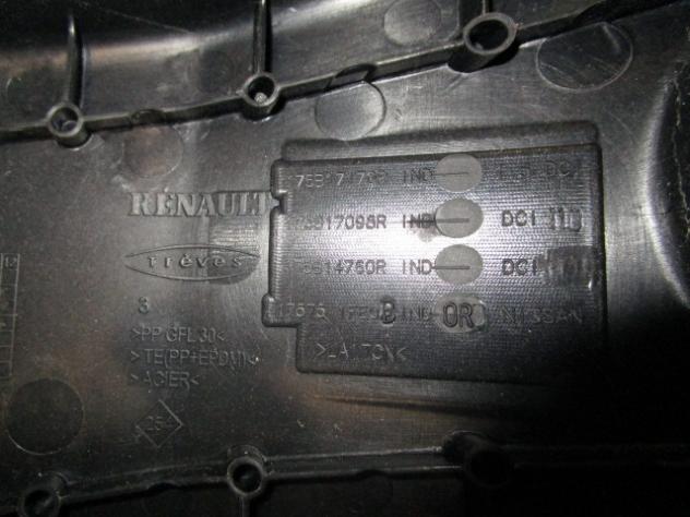 753717098R RIVESTIMENTO COVER COPRI MOTORE DACIA LOGAN 1.5 D 65KW 5M 5P (2011) RICAMBIO USATO - Foto 3
