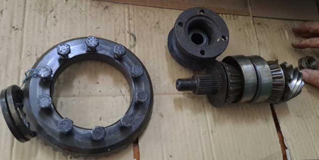 COPPIA CONICA 10X41 FIAT 132 COMPLETA SCATOLA PLANETARI - Foto 6