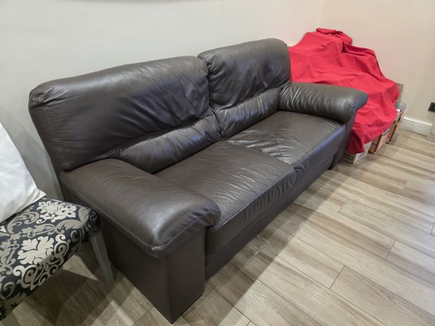 Vendo divano in pelle 3 posti Poltronesofà - Foto 2