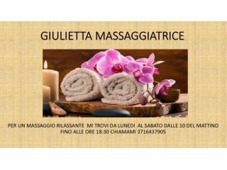 Massaggi - benessere Cesena - GIULIETTA  LA TUA MASSAGGIATRICE Tel:3716437905