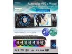 AUTORADIO CON SCHERMO MONITOR DISPLAY 10CM/4" LETT