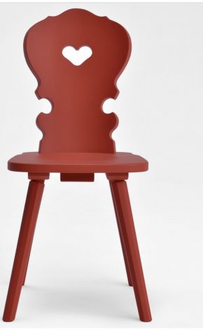 Sedia Tirolese Moderna Con Cuore