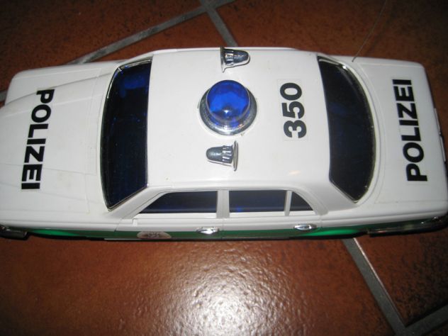 Macchina polizia radiocomandata mercedes anni '80 - Foto 2